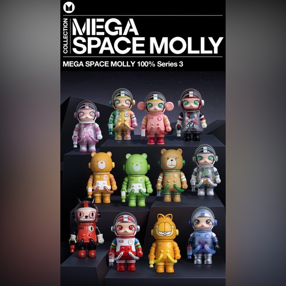 AUTHENTIC POP MART Space Molly 100% Series 3 - Picture 2 of 9